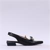 Hispanitas Azucena Slingback Block Heel - Black White